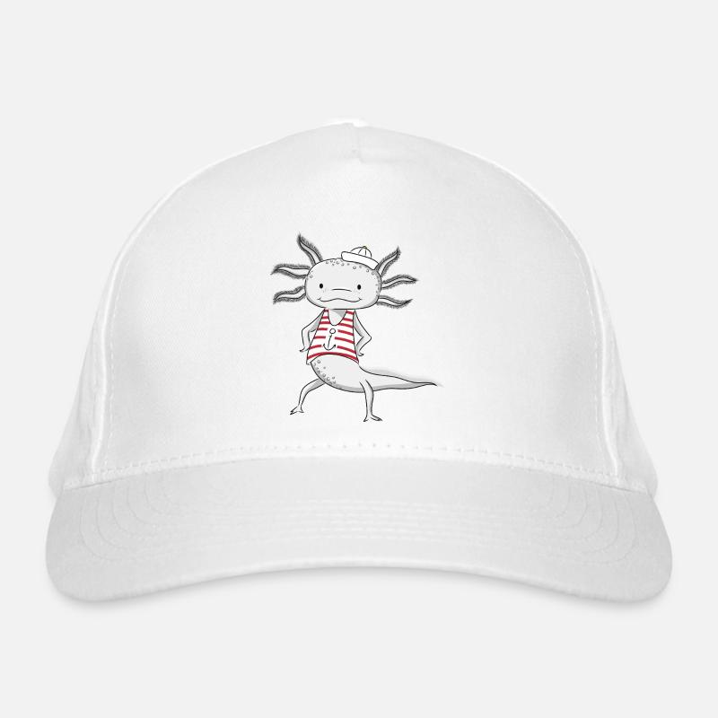 Marin Axolotl - Casquette classique bio - blanc