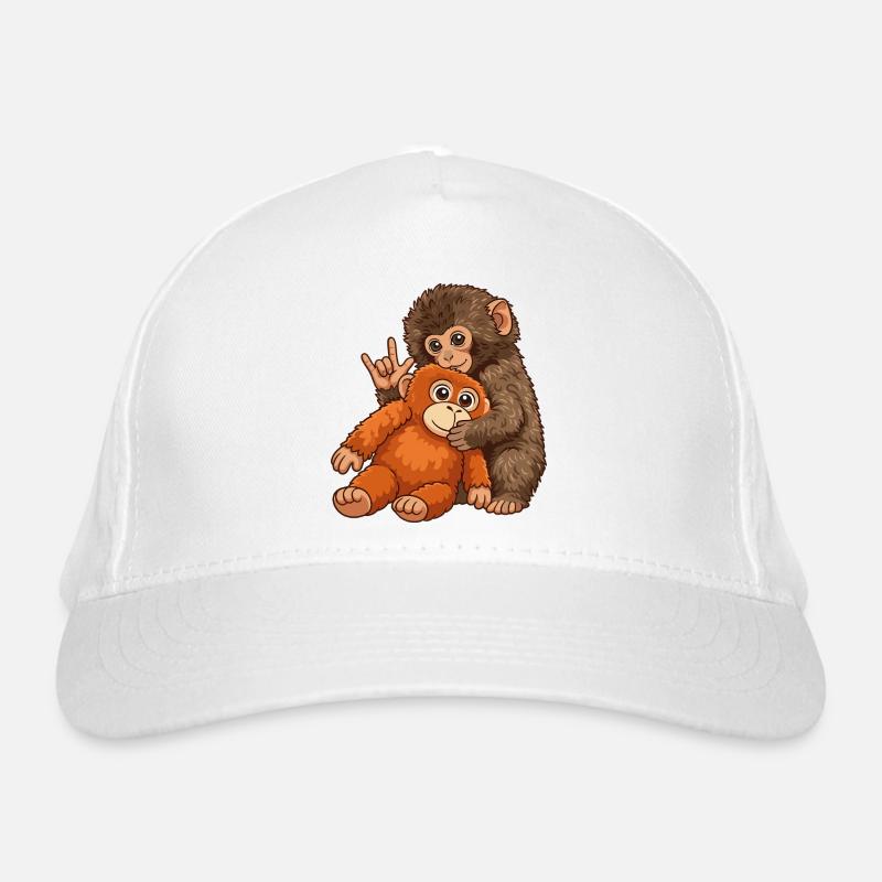 Cadeau mignon Singe Punch Monkey Casquette classique bio
