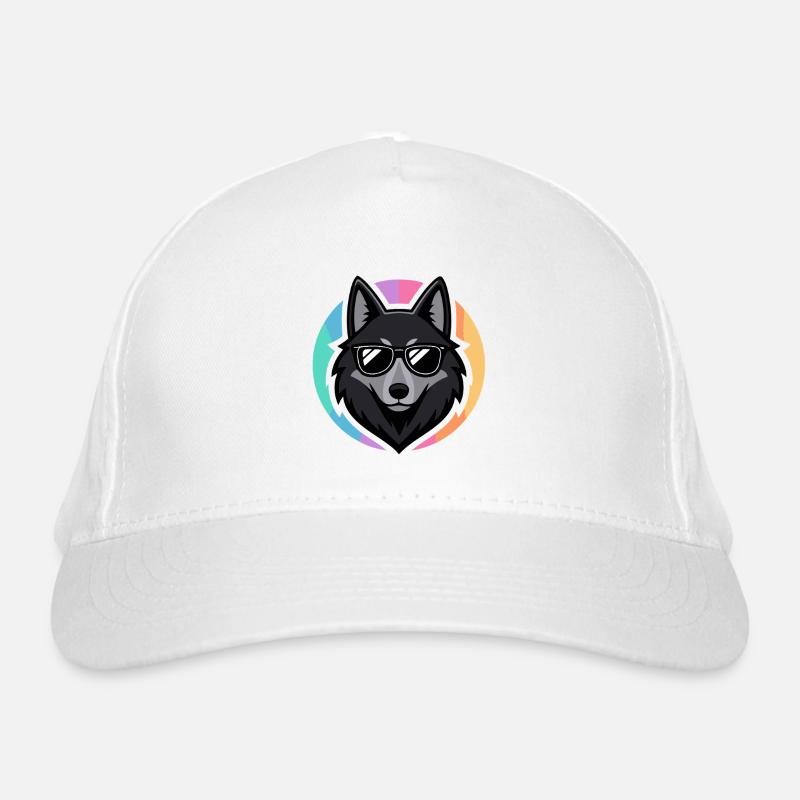 Wolf chic sunglasses Organic Baseball Cap