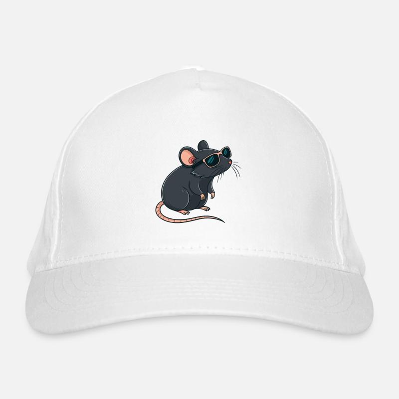 Rat chic sunglasses Organic Baseball Cap