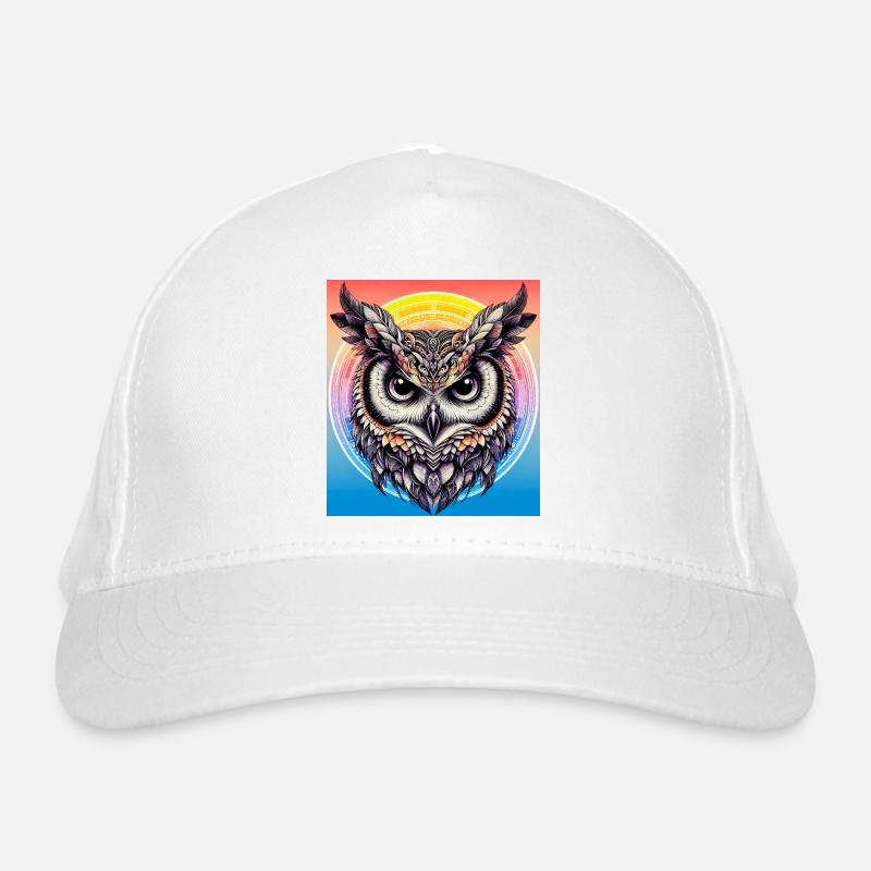 Eule Bio-Baseballkappe