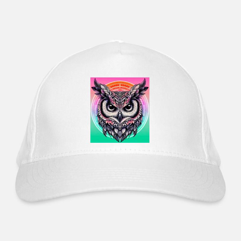 Eule Bio-Baseballkappe