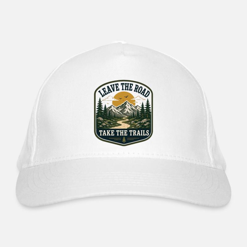 Quitte la route, prends les sentiers Casquette classique bio