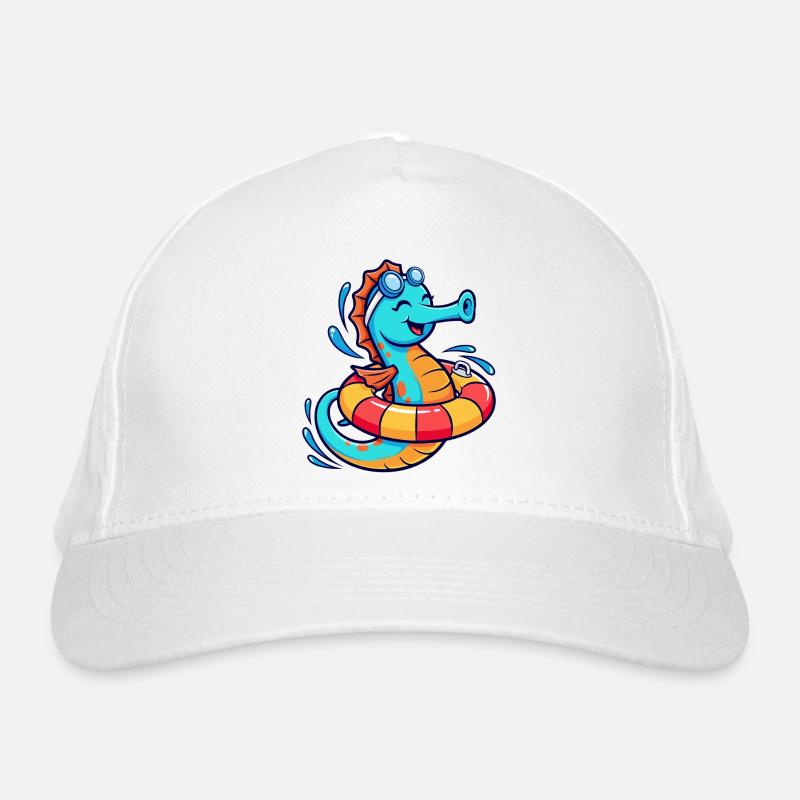 Hippocampe drôle Casquette classique bio