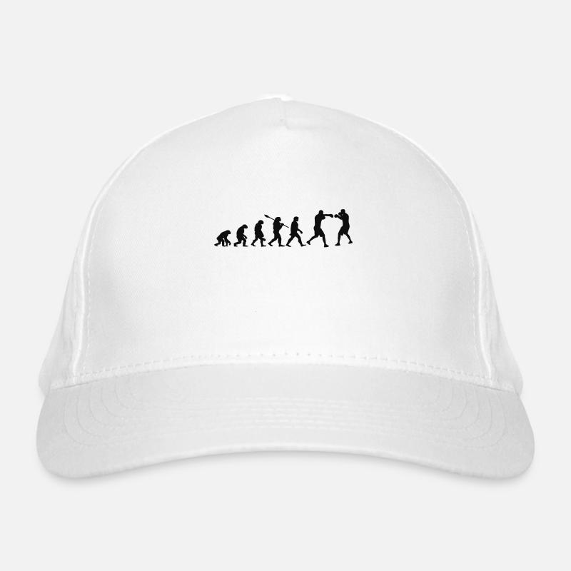 Evolution of Boxing | Boxer Gift Organic Baseball Cap