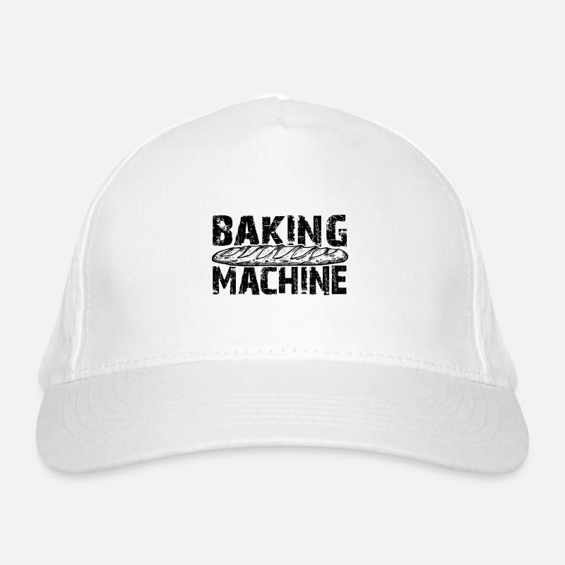I bake my own bread - funny baking motif Organic Baseball Cap