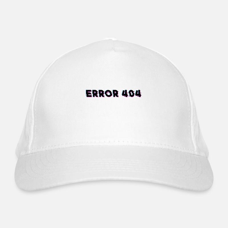 internet error 404 - Internet Fehler 404 Bio-Baseballkappe