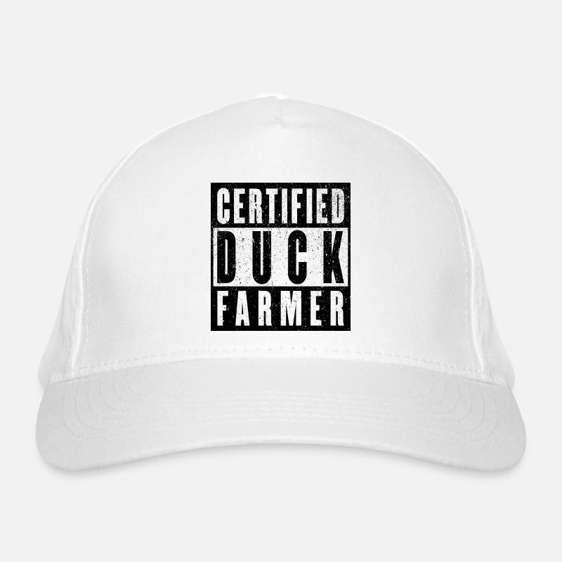 Certified Duck Farmer - Entenliebhaber Geschenk Bio-Baseballkappe