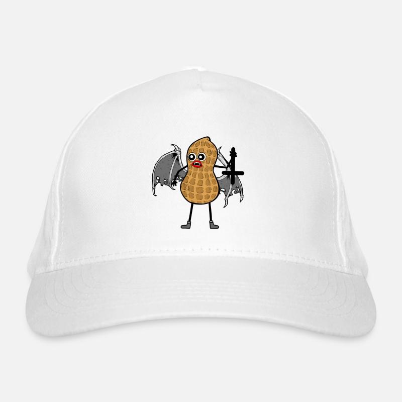 Halloween Peanut Antichrist Cross Vampire Nut Organic Baseball Cap