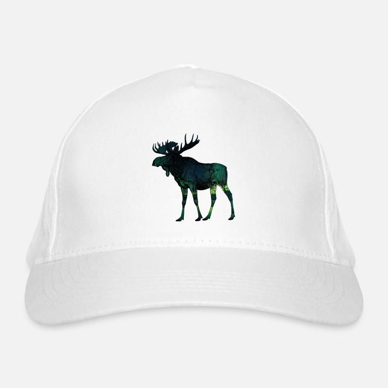 Moose 3 Organic Baseball Cap