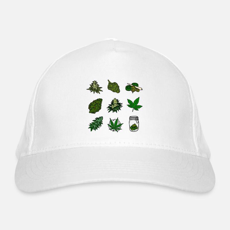 Cannabis, Weed Sticker Pack Organic Baseball Cap