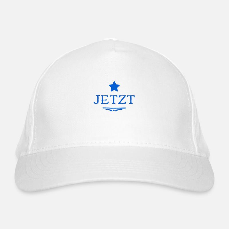 hier und jetzt Bio-Baseballkappe