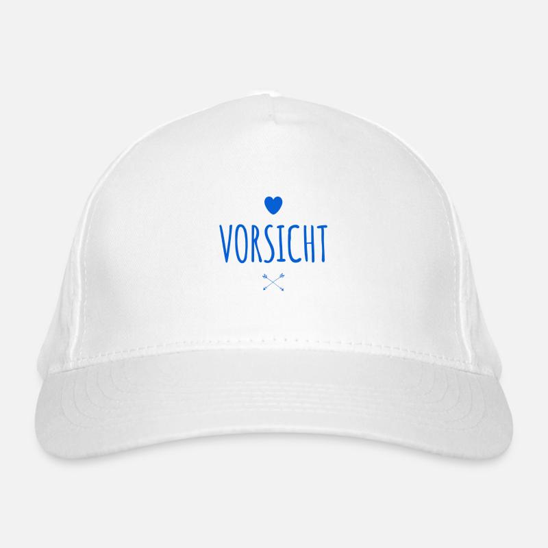 Warnung Bio-Baseballkappe