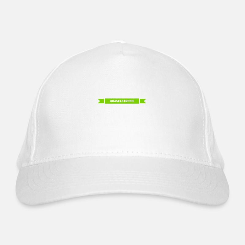 so sieht eine Quaselstrippe aus Bio-Baseballkappe