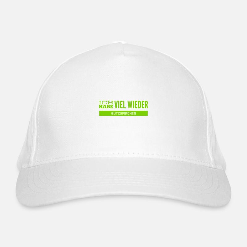 ich bin schuldig Bio-Baseballkappe