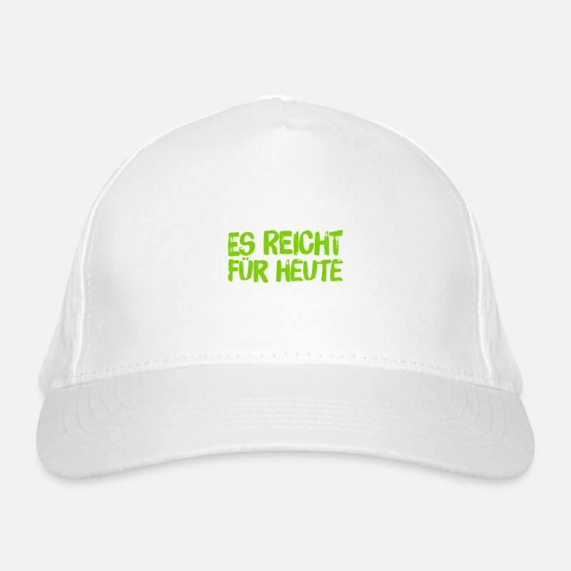 ich will nicht mehr Bio-Baseballkappe