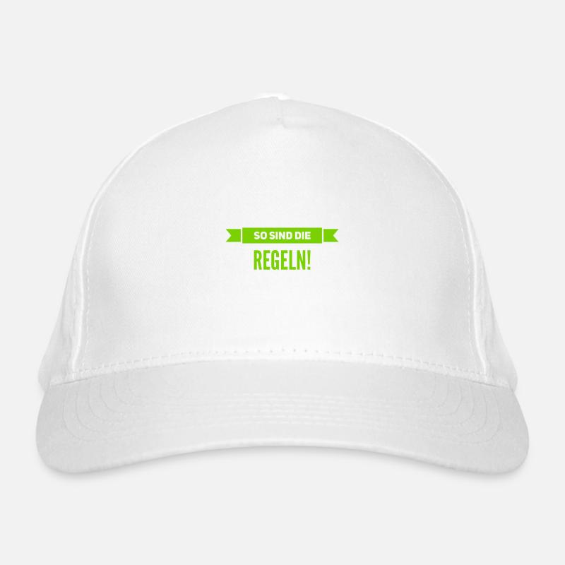 haltet euch an die Regeln Bio-Baseballkappe