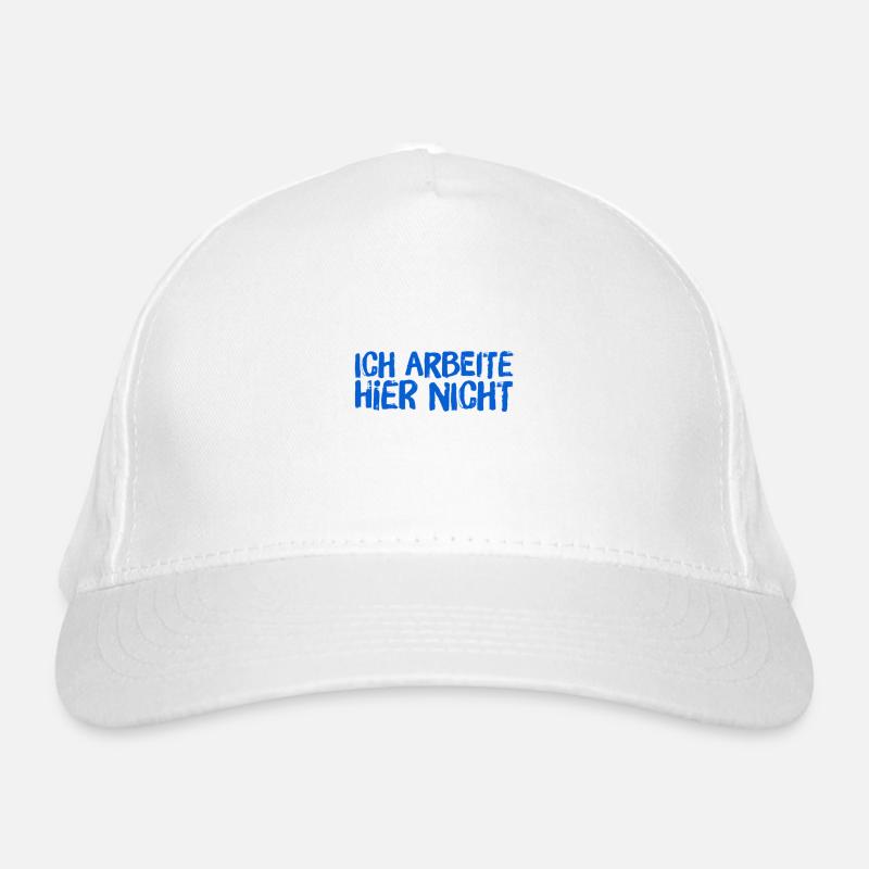 wo arbeite ich? Bio-Baseballkappe