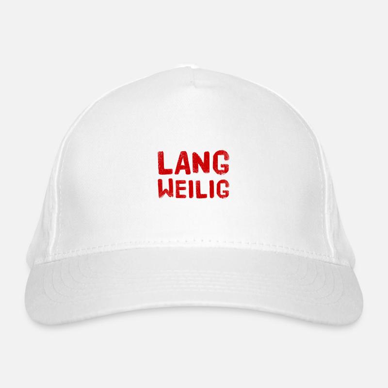 mir ist langweilig Bio-Baseballkappe