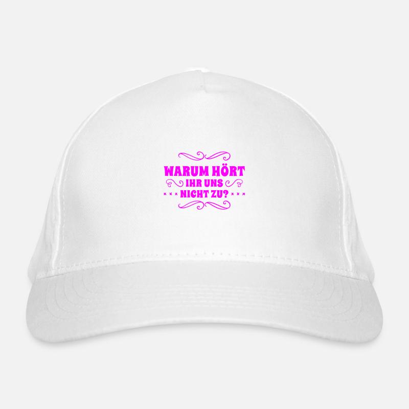 Ne nous ignorez pas Casquette classique bio