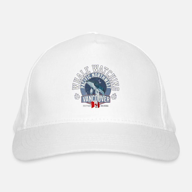 Whale watching pacific northwest 2 Organic Baseball Cap