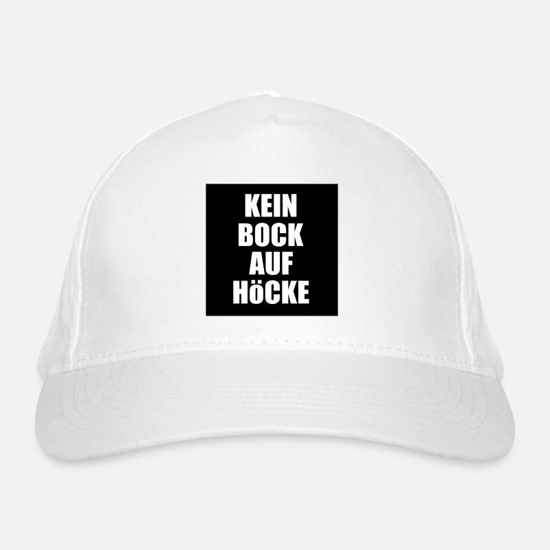 kein bock auf höcke Bio-Baseballkappe
