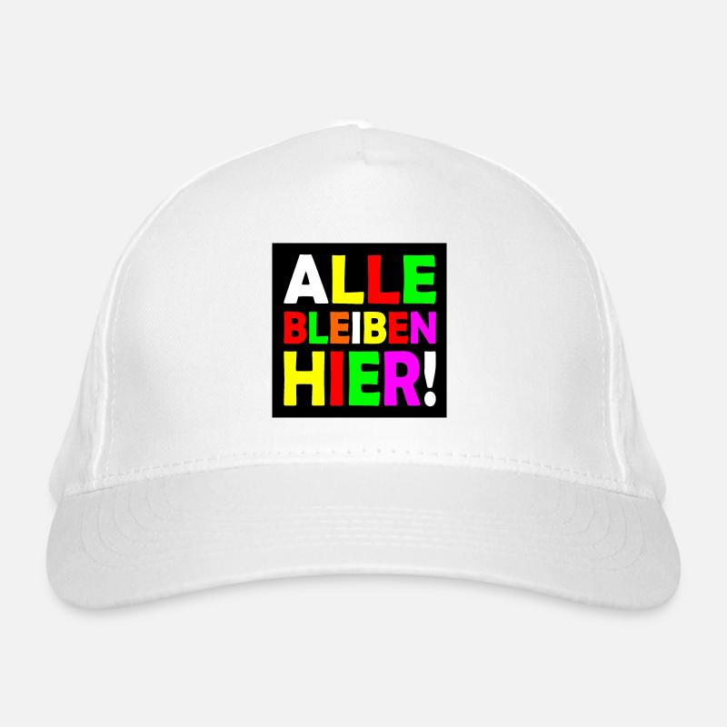 Tout le monde reste ici Casquette classique bio