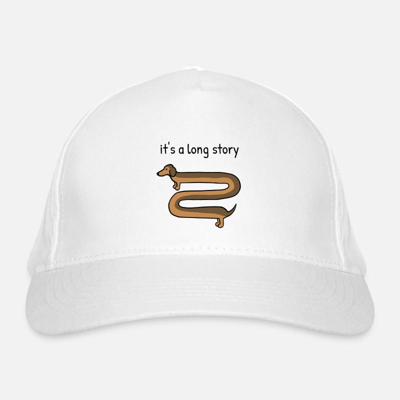 C’est une longue histoire, mignon chien teckel Casquette classique bio