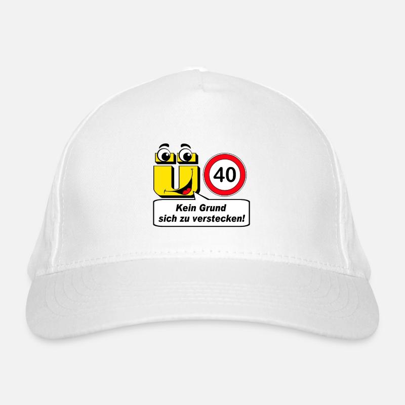 40e anniversaire, plus de 40 ans aucune raison de .......... Casquette classique bio