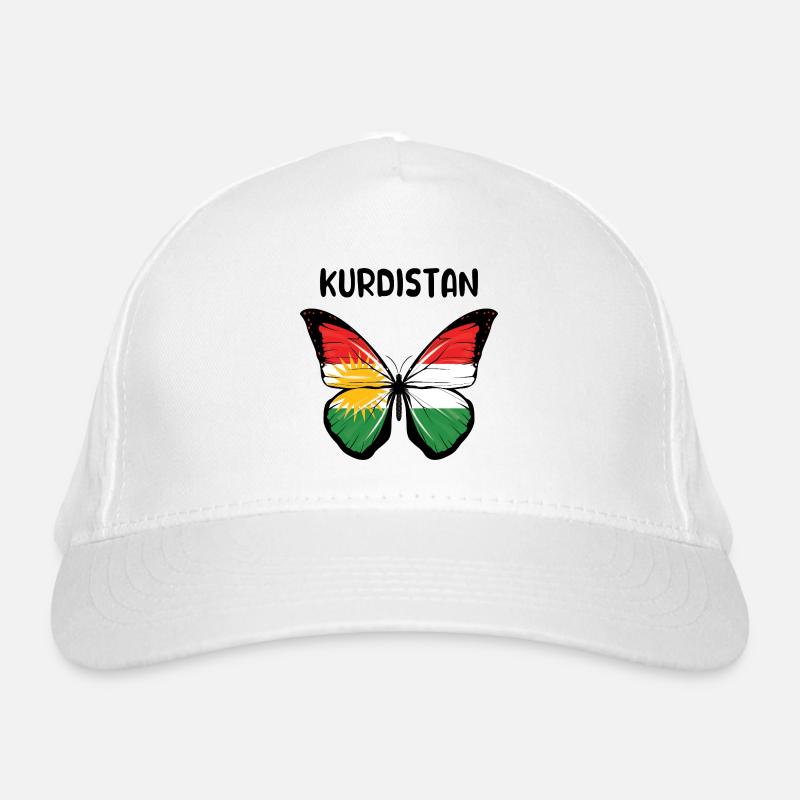 Drapeau du Kurdistan Bakur Bashur Rojava Rojhlt Newroz Casquette classique bio