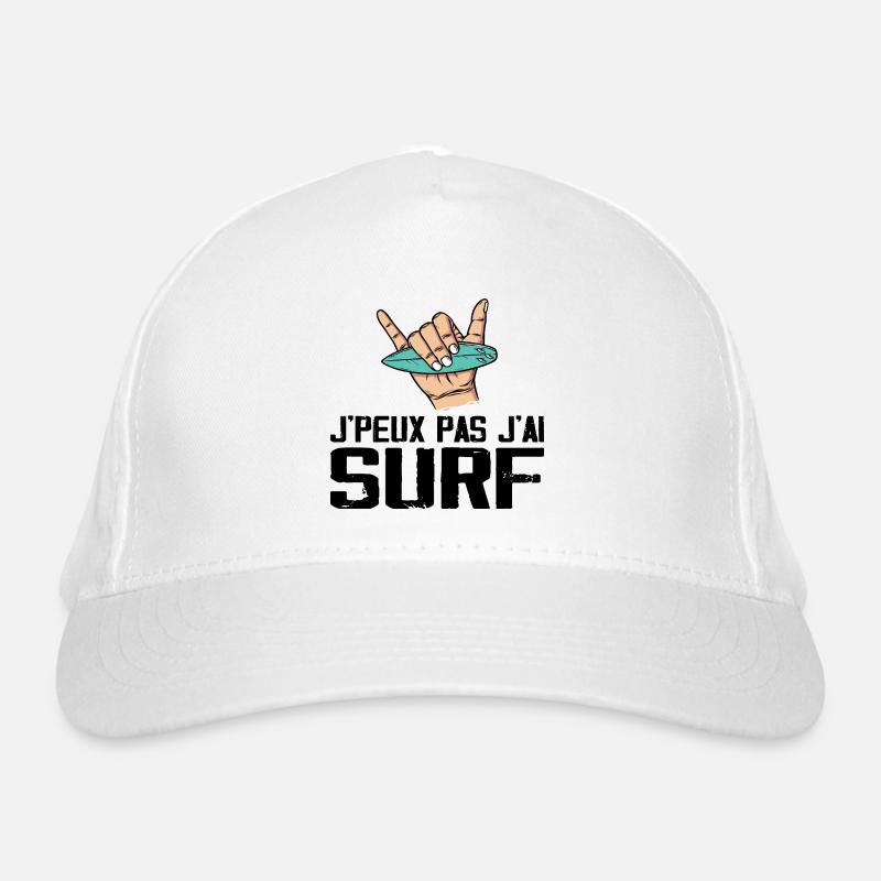 I can't I surf Organic Baseball Cap