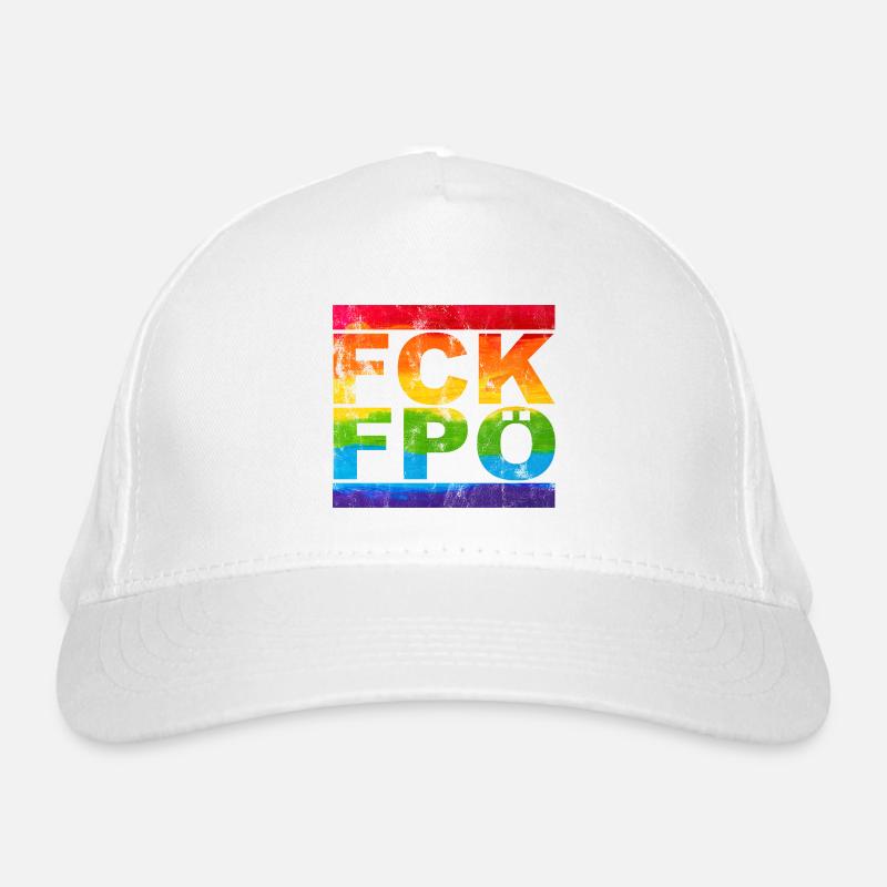 FCK FPÖ - Setting an example against the right (vintage) Organic Baseball Cap