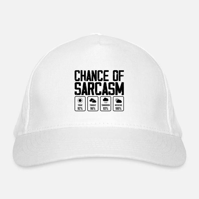 Chance auf Sarkasmus Bio-Baseballkappe