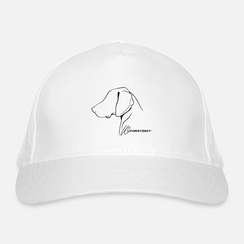 WEIMARANER Profil Chiens Chiens Chiens de chasse Wilsigns Casquette classique bio