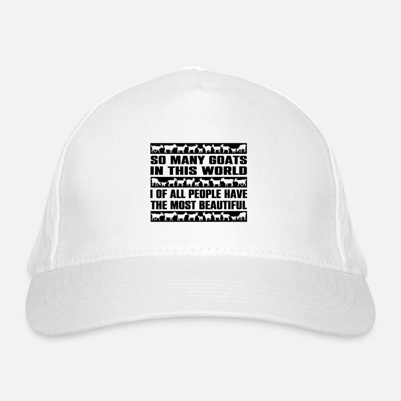 J’ai les plus belles chèvres du monde Casquette classique bio