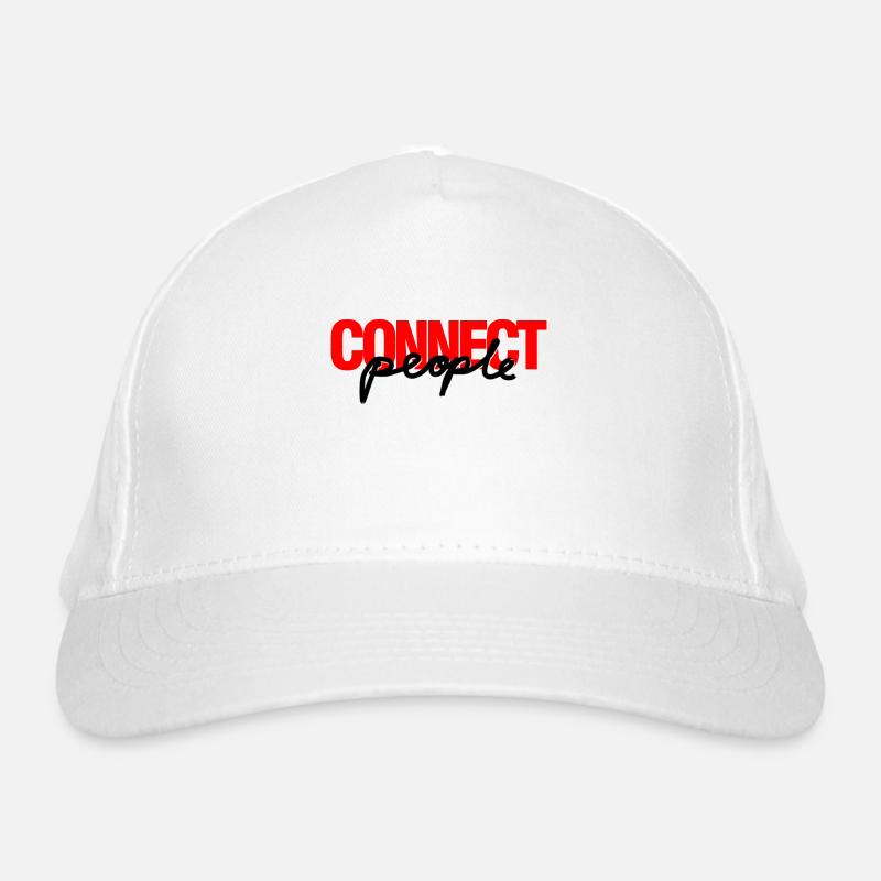 internet, connect people - connecte les gens Casquette classique bio