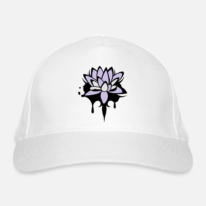 Fleur de lotus graffiti Casquette classique bio