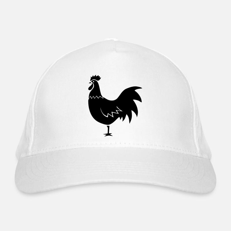 Hahn (Vektor) Bio-Baseballkappe