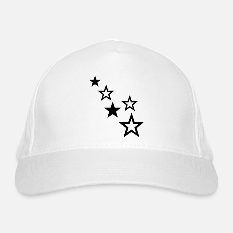 sterne Bio-Baseballkappe