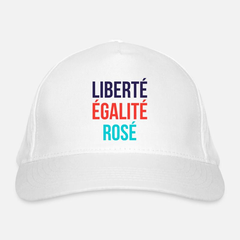 Liberté égalité rosé Casquette classique bio