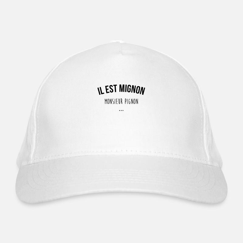 Il est mignon... Casquette classique bio