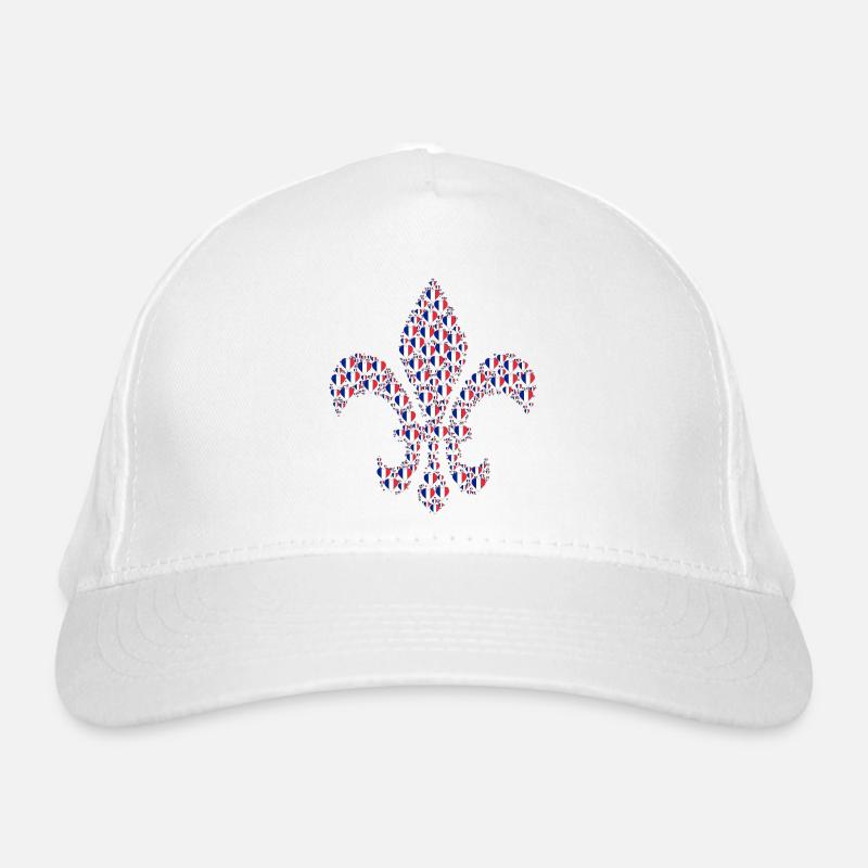 Fleur-de-Lys Bio-Baseballkappe