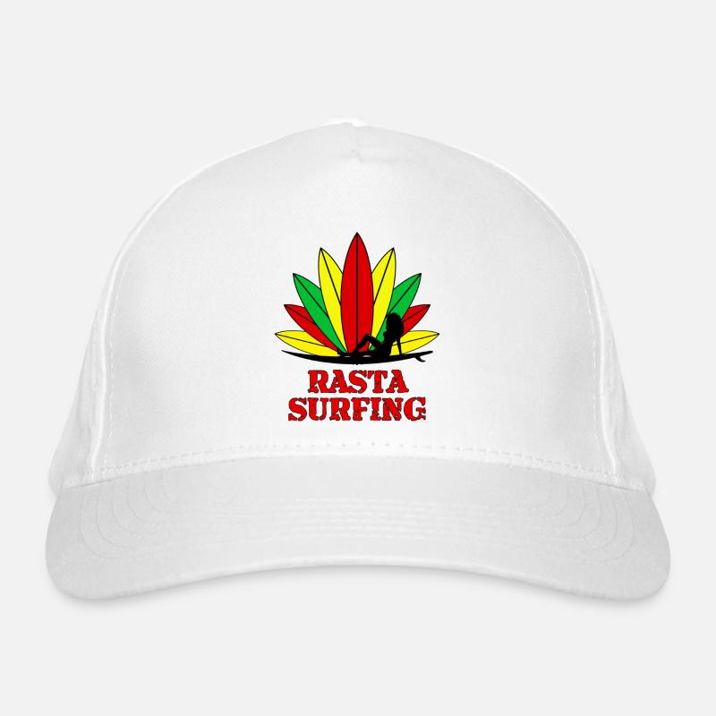 rasta surfing Casquette classique bio