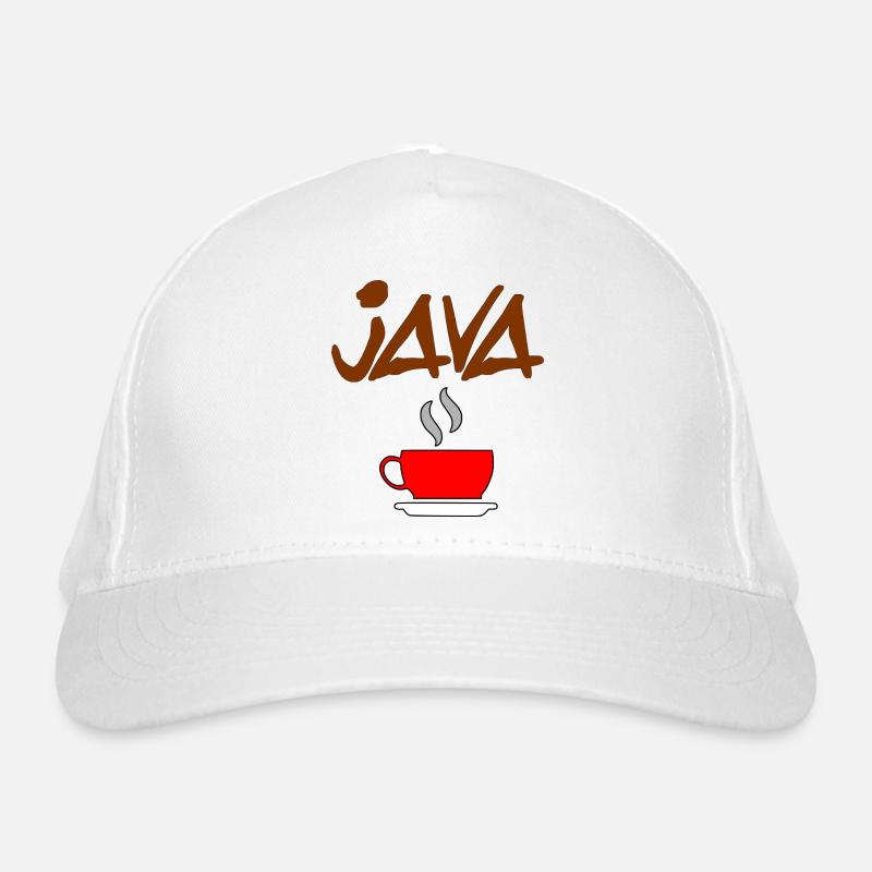 java coffee Organic Baseball Cap