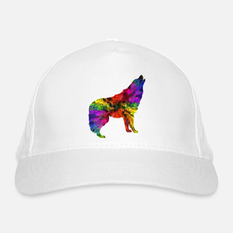 Rainbow Wolf Edition 2 Organic Baseball Cap