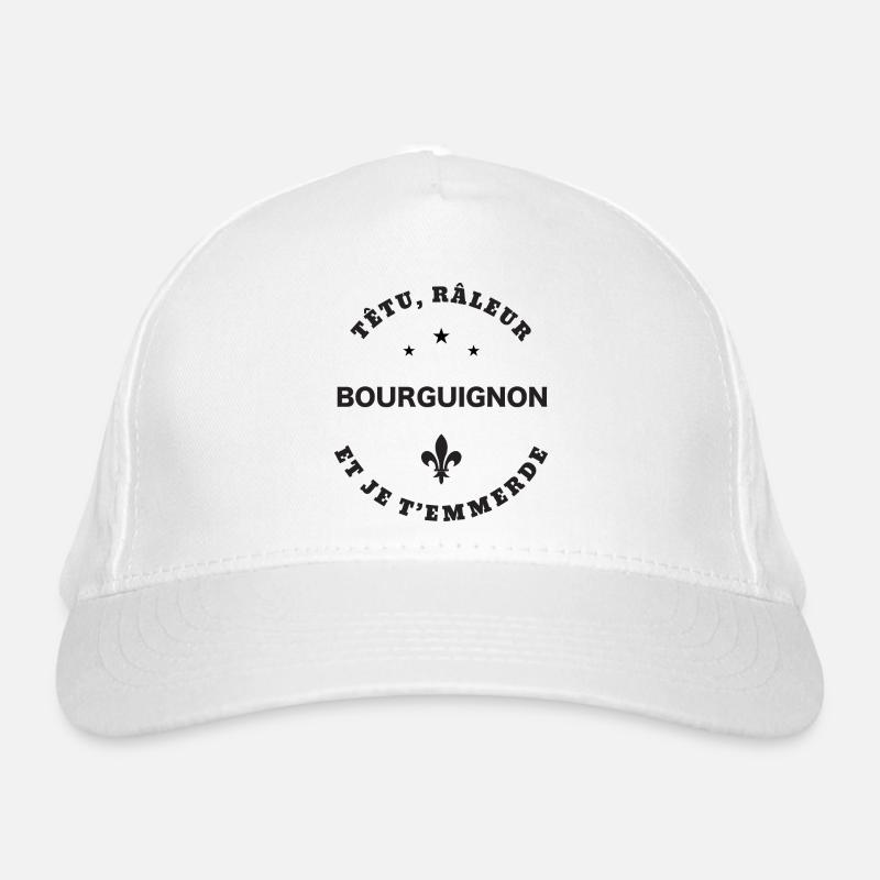 Bourguignon, têtu, râleur Casquette classique bio