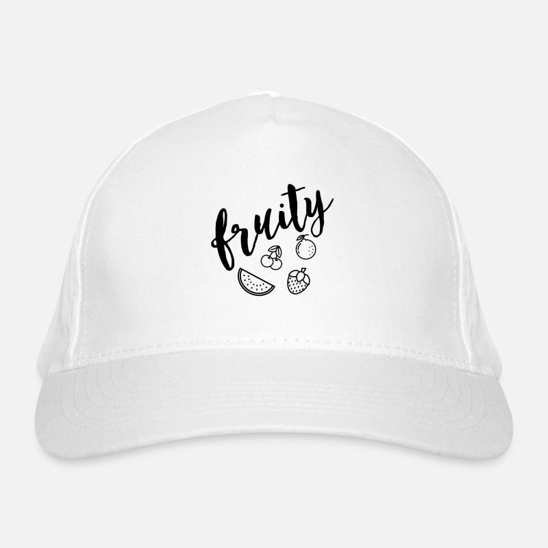 fruité - Casquette classique bio - blanc