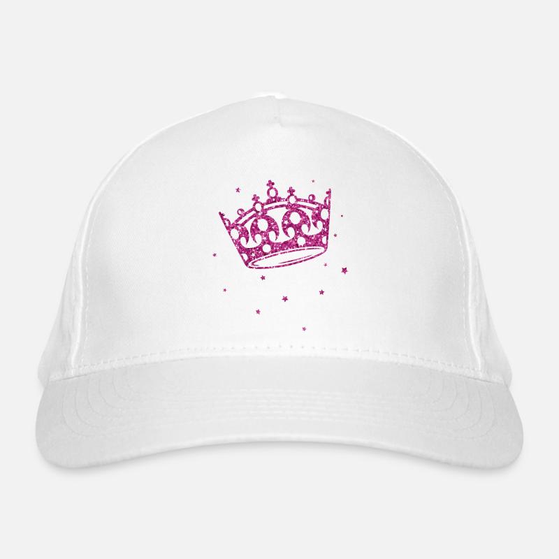 Prinzessinnen Krone mit Glitter Bio-Baseballkappe