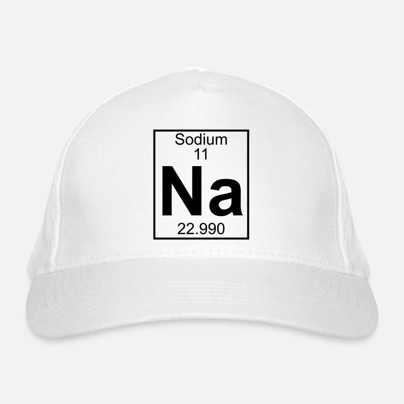 Periodic table element 11 - Na (sodium) - BIG Casquette classique bio