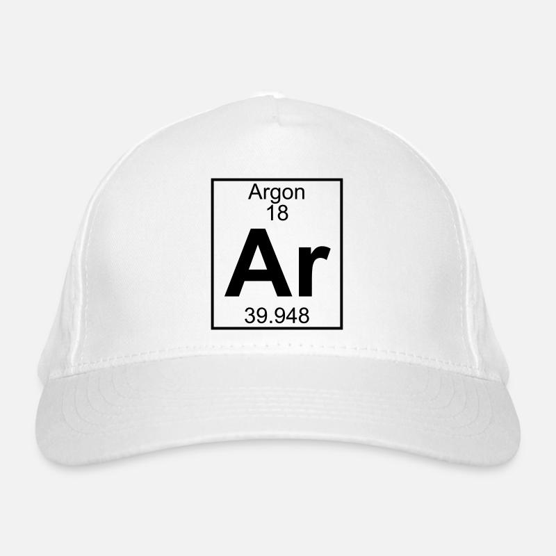 Periodic table element 18 - Ar (argon) - BIG Casquette classique bio